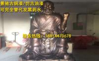 铜像雕塑用景驰仿古油漆好不好客户说了算
